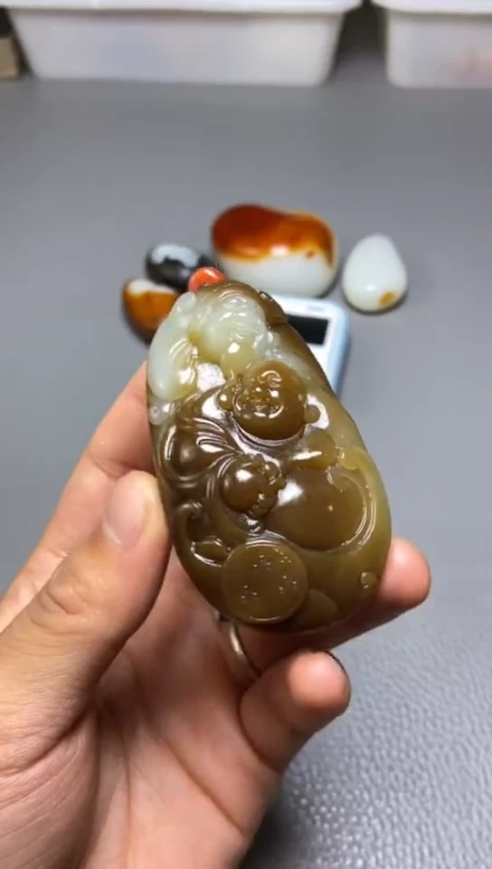 未镶嵌和田玉把件远****…1