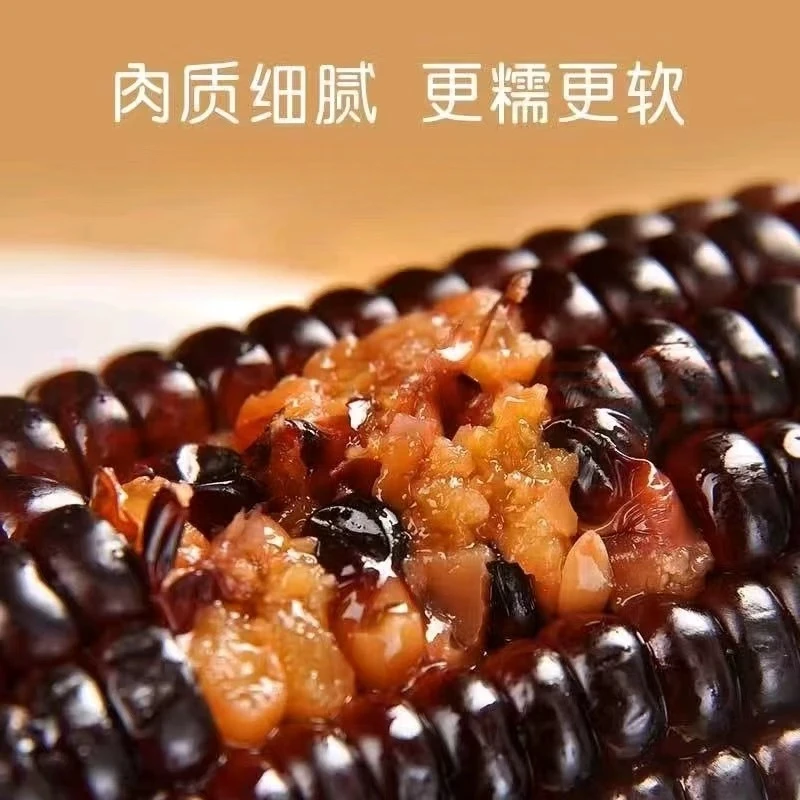 贵州甜糯即食玉米含花青素独立包装香甜软糯黑紫糯玉米早餐粗粮
