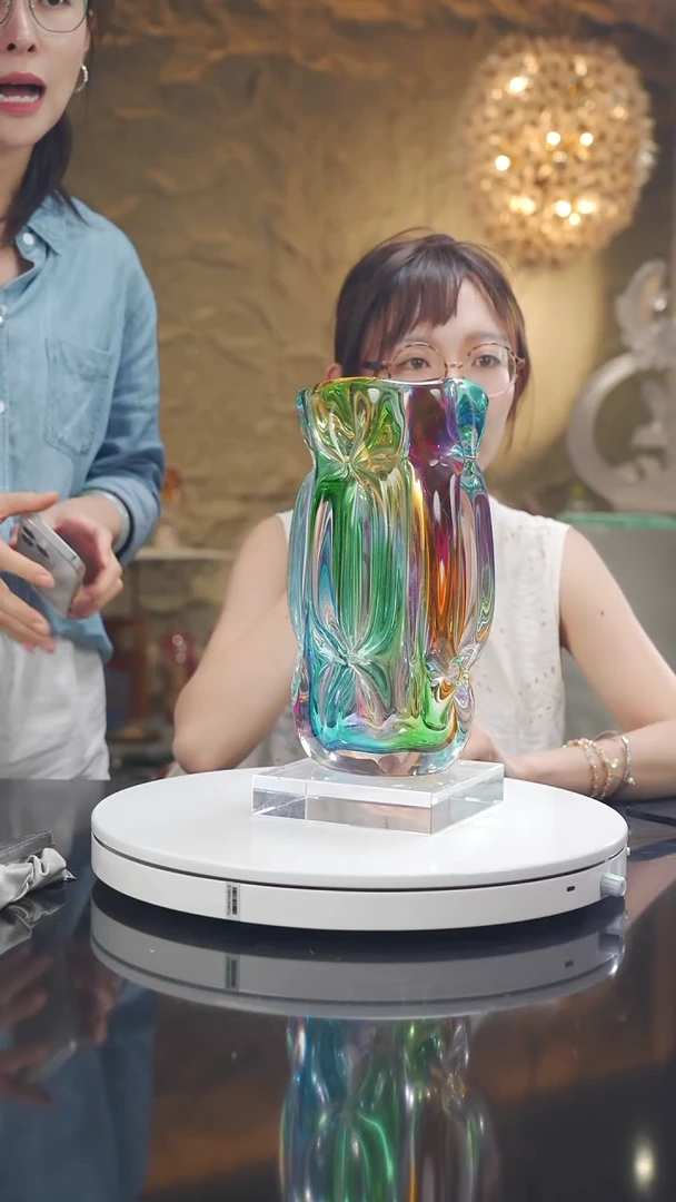 琉璃彩色糖果瓶微瑕有气泡67号