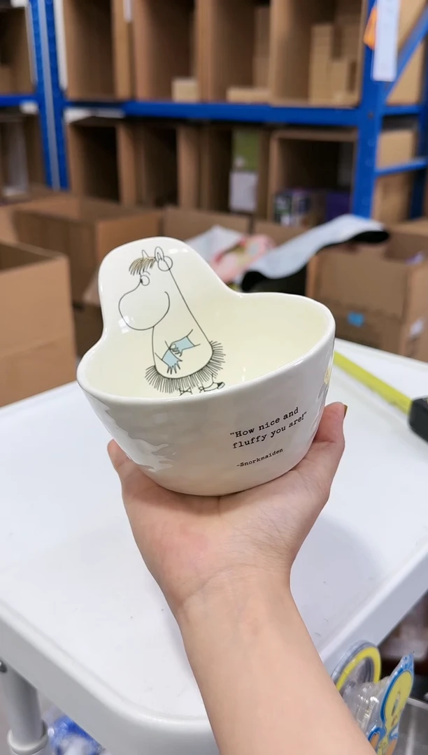 【闪购商品】瓷片4.5寸手把碗歌妮款