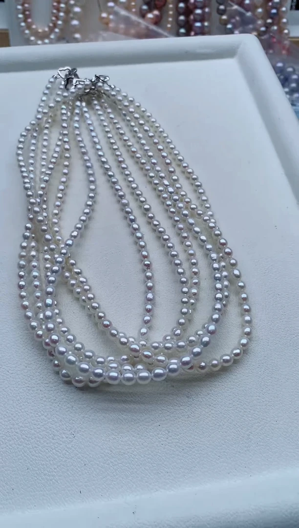 项链合金淡水珍珠多样性发其一，非无暇