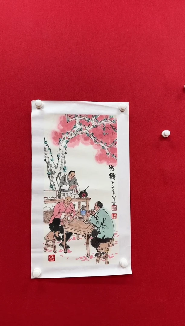 国画国画y天津人美-佟宝全2平尺人物作品