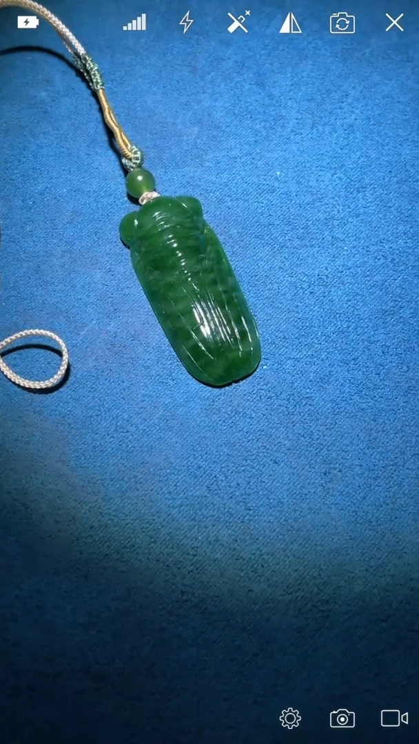 未镶嵌和田玉挂件QZ 金蝉 吊坠