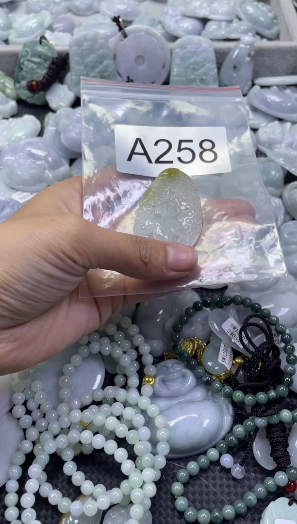 颈饰未镶嵌翡翠A258
