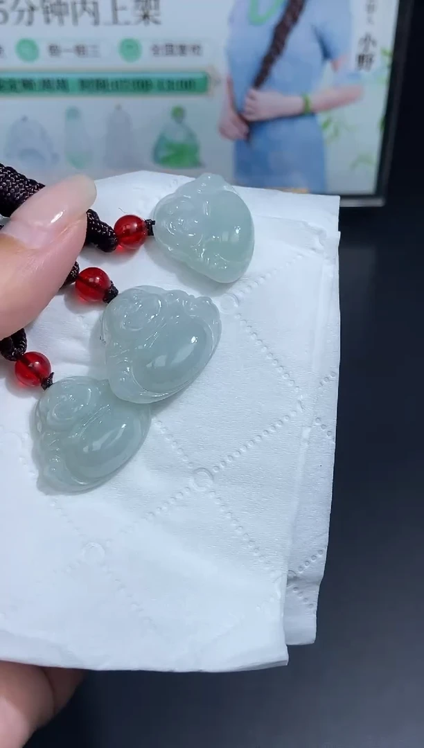 颈饰未镶嵌翡翠天然翡翠A货