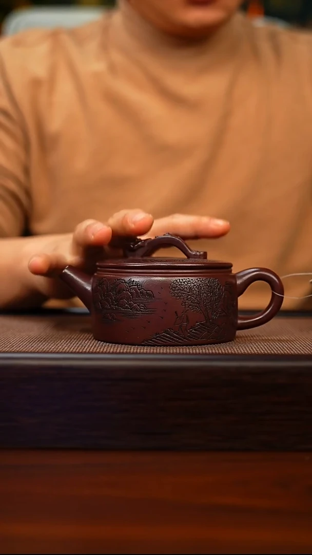 茶壶紫砂原矿紫砂手工茶壶