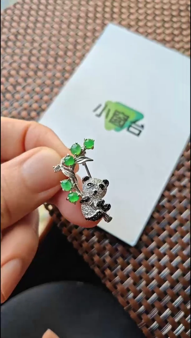 【闪购商品】翡翠颈饰银S925镶嵌翡翠颈饰S925银镶嵌