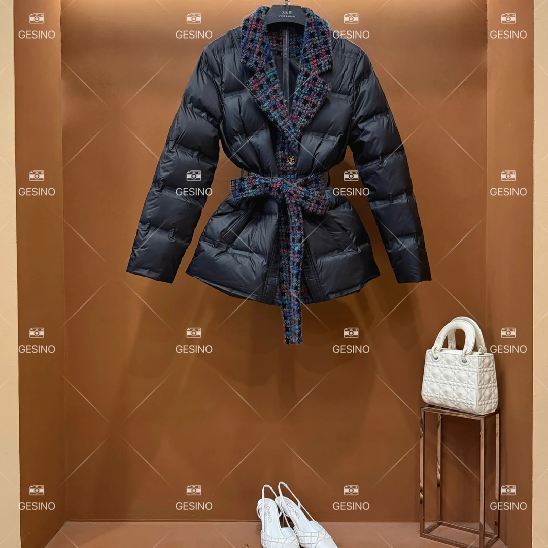 【关关】秋冬时尚百搭羽绒服短款女士外套QD-2024837