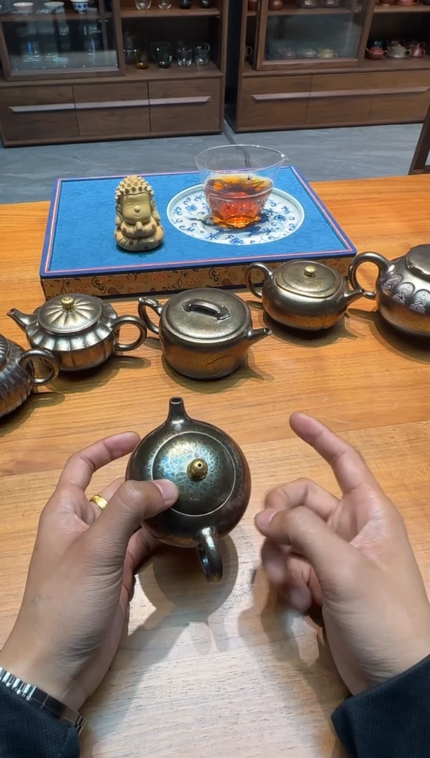 范文技 大红袍 金苞壶（贝壳烧）