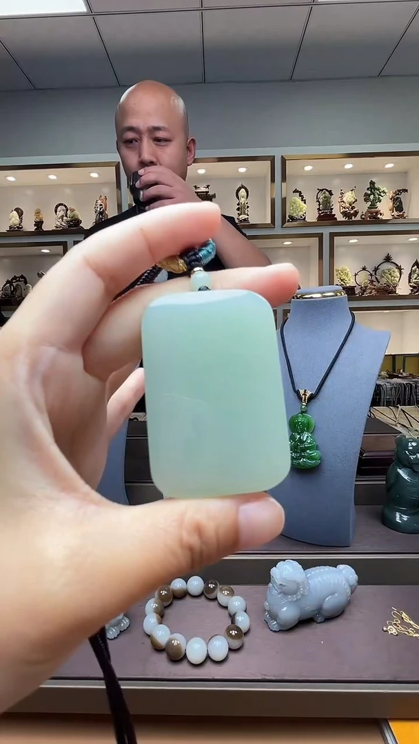 和田玉未镶嵌挂件苏