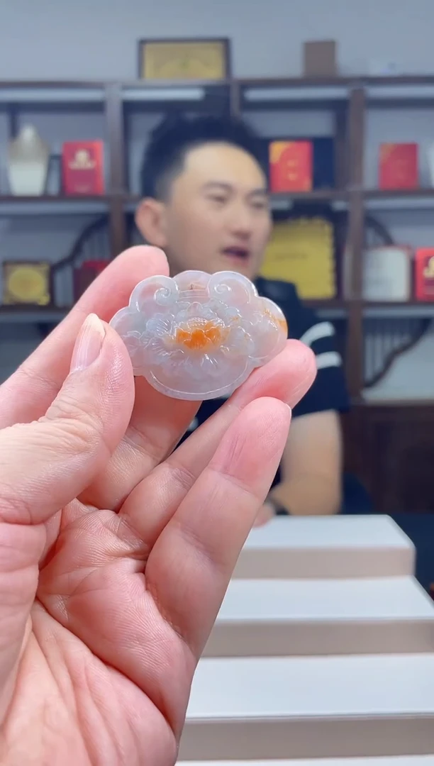 吊坠(不含链)未镶嵌翡翠天然A货翡翠多样性发其一JYZY-10.10-14