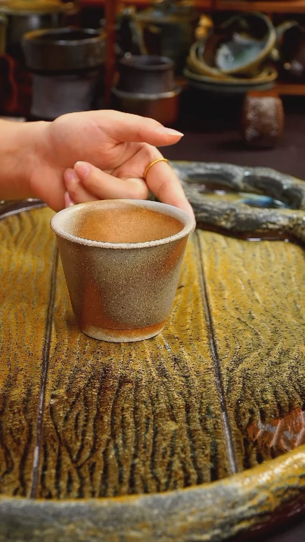 茶壶紫砂零化工釉，天然灰落