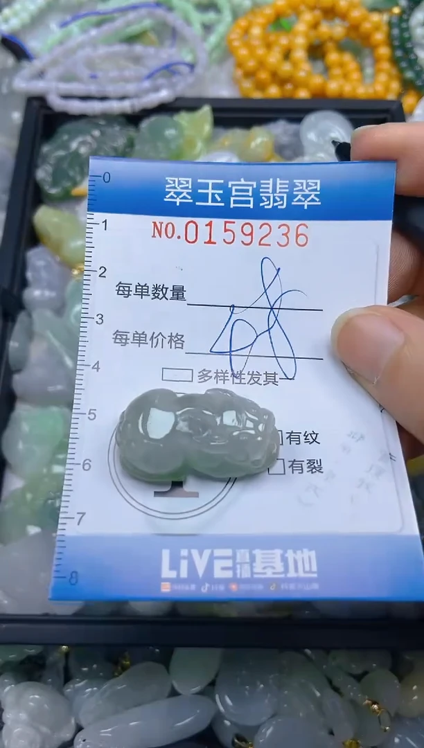 翡翠未镶嵌颈饰闪购0159236