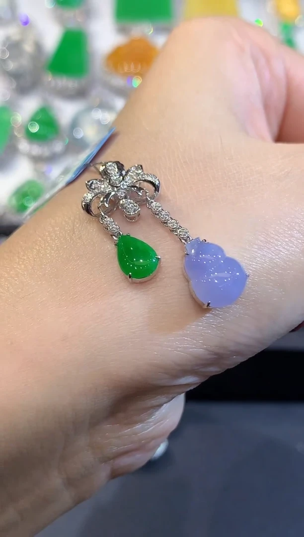 吊坠(不含链)未镶嵌翡翠多样性发其一