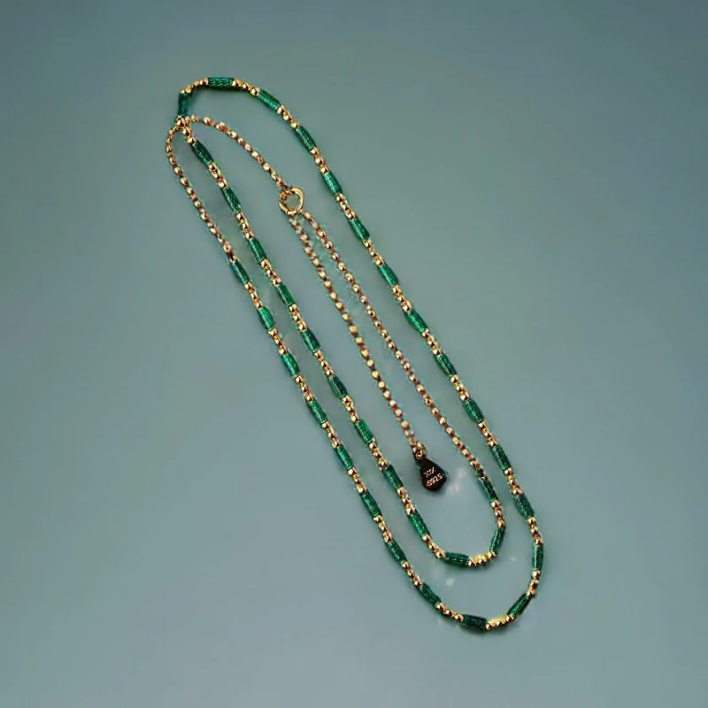 链子925银 S925银竹节素链50cm A041555