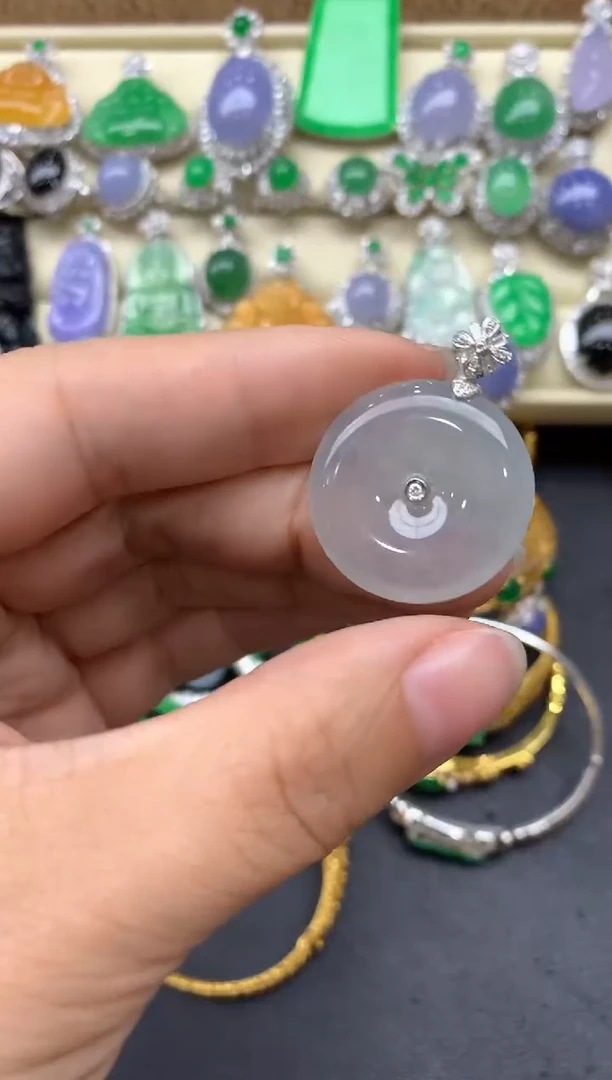 【闪购商品】翡翠颈饰18K金镶嵌361-中国好珍宝