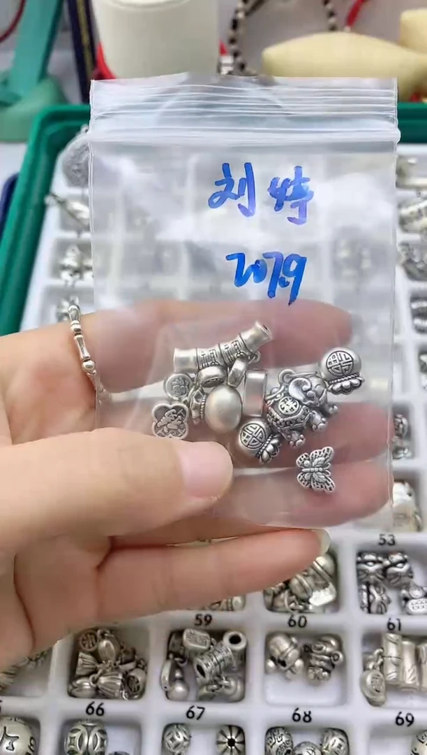 珐琅足银-风铃子银饰-刘婷