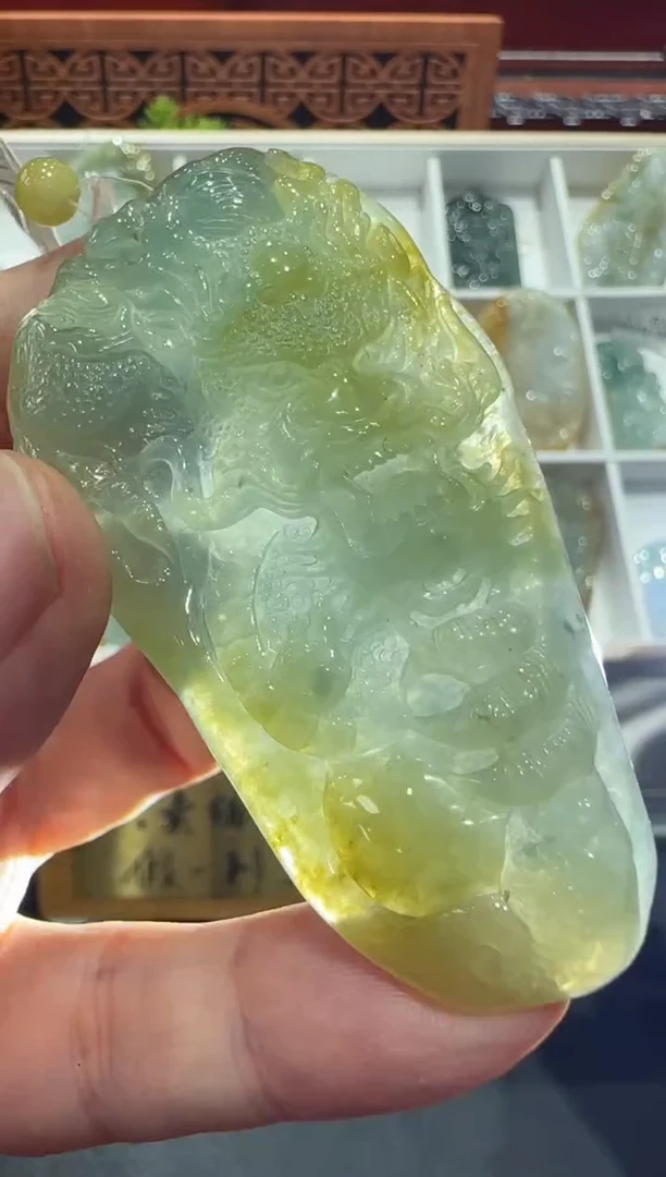 未镶嵌挂件翡翠A货翡翠多样性孤品