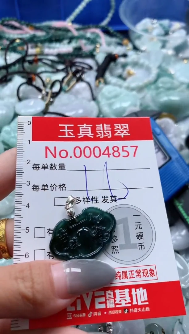 吊坠(不含链)未镶嵌翡翠4857