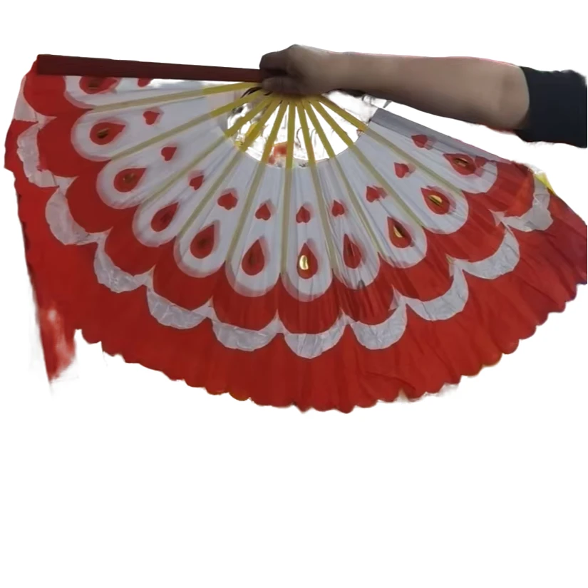 孔雀扇处理俩吧舞蹈秧歌扇
