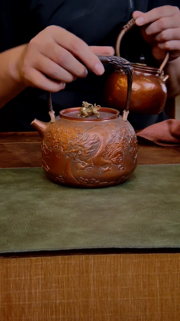 关西铁瓶龙凤呈祥