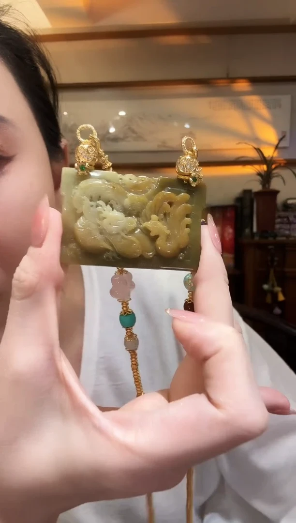 颈饰未镶嵌翡翠国风