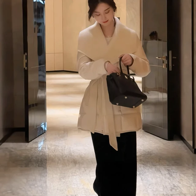 百搭外套+超好看显瘦半裙套装（领子可拆卸）FSYJ2310 211918