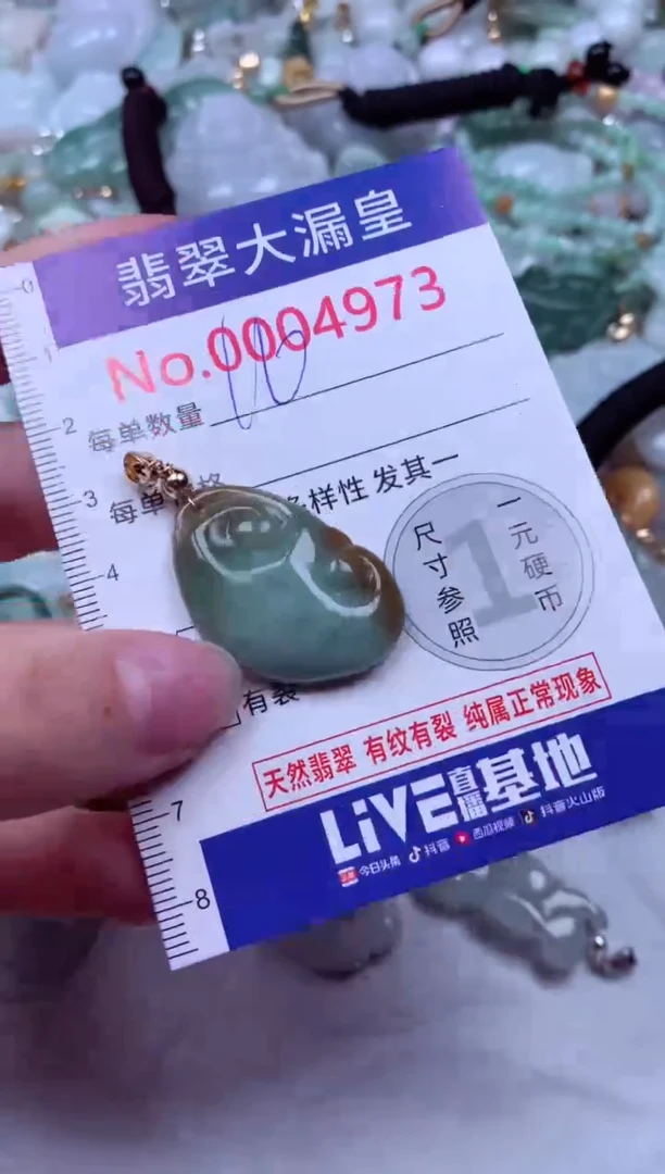 吊坠(不含链)未镶嵌翡翠4973