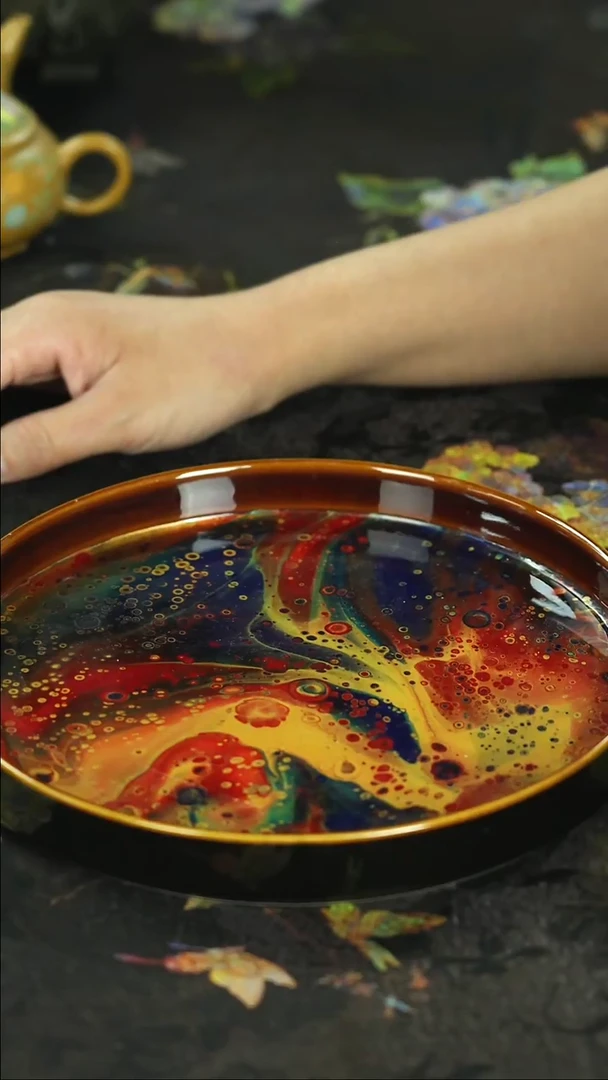 炸茶具 天冷了 围炉煮茶中~~