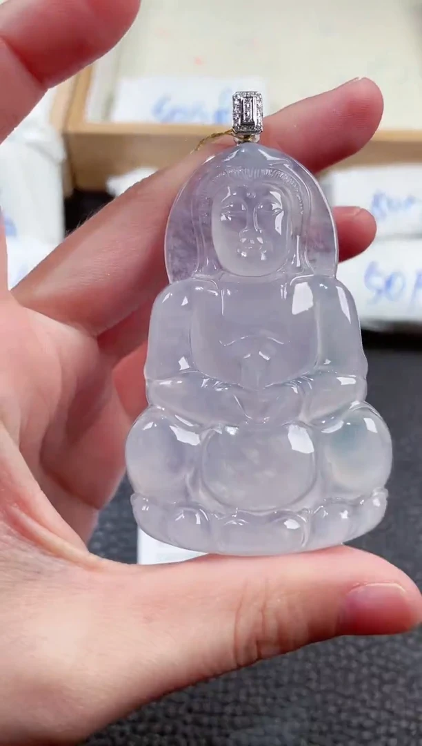 【闪购商品】翡翠颈饰18K金镶嵌00006225