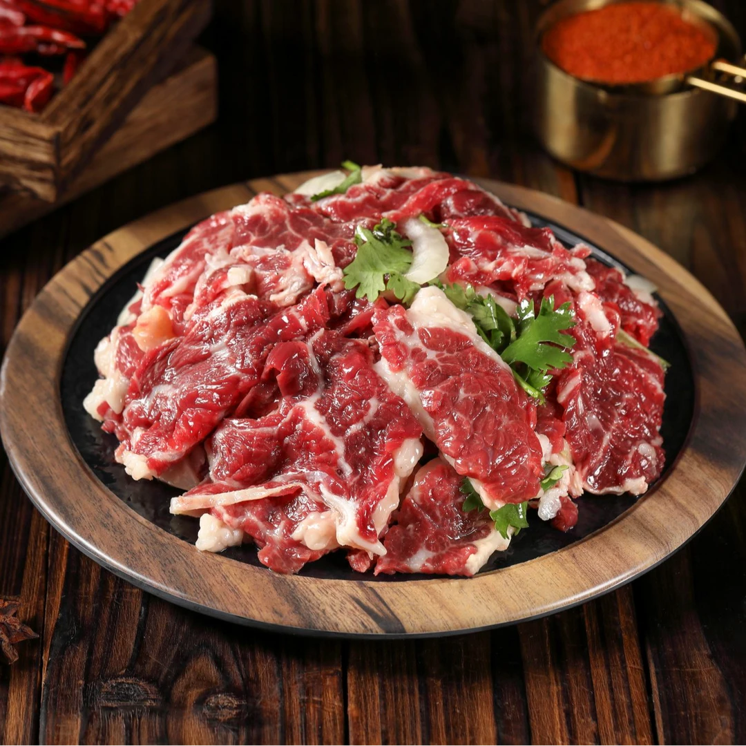 齐齐哈尔烧烤【宜顺和】烧烤组合 冷发牛肉鲜嫩肉质鲜切包邮冷烧烤