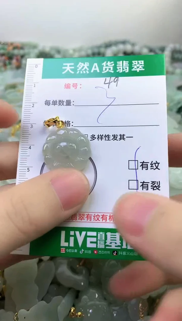 颈饰未镶嵌翡翠纯天然缅甸A货翡翠