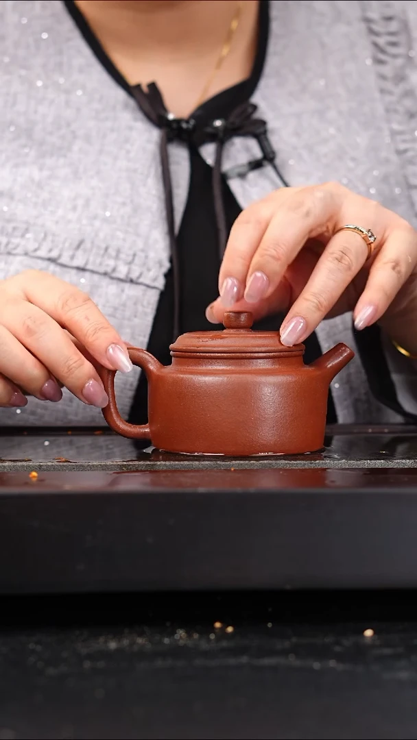 茶壶紫砂石黄龙血砂德钟220cc张