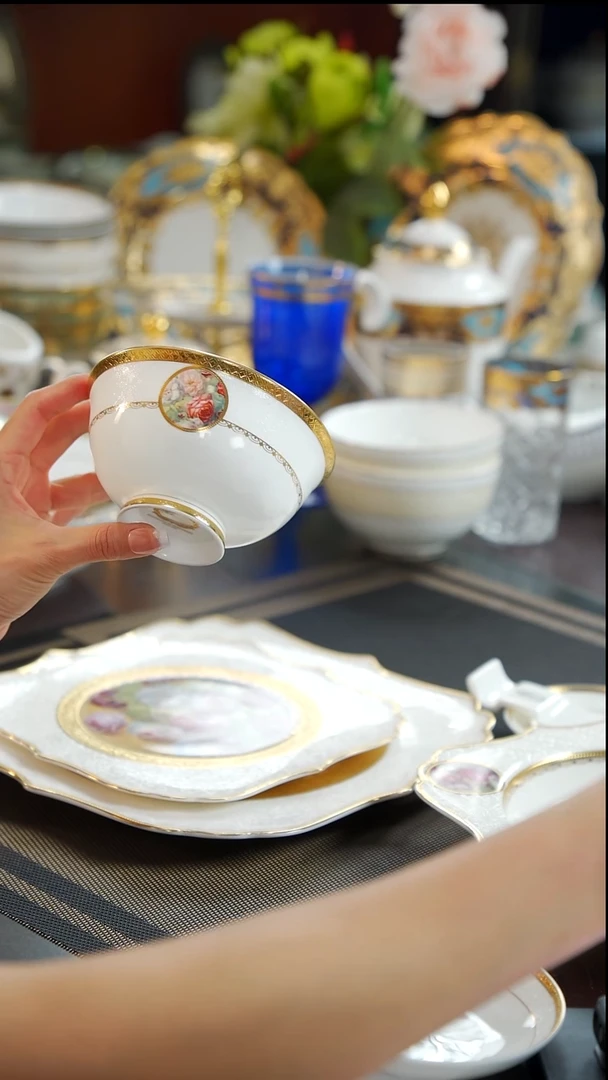 瓷片4.75英寸米饭碗1个