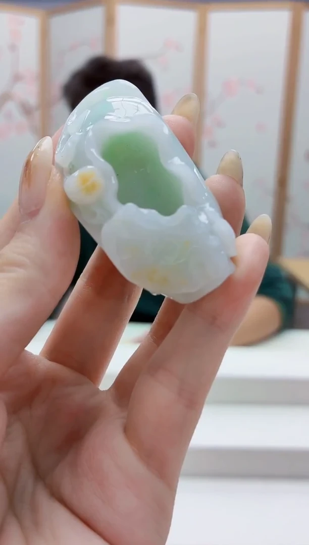 未镶嵌定制翡翠5175jw-毛货挂件38