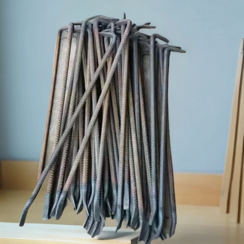 优选撬棍两头扁木工撬杠7字形螺纹撬棍铝模撬铝模专用建筑高锰钢