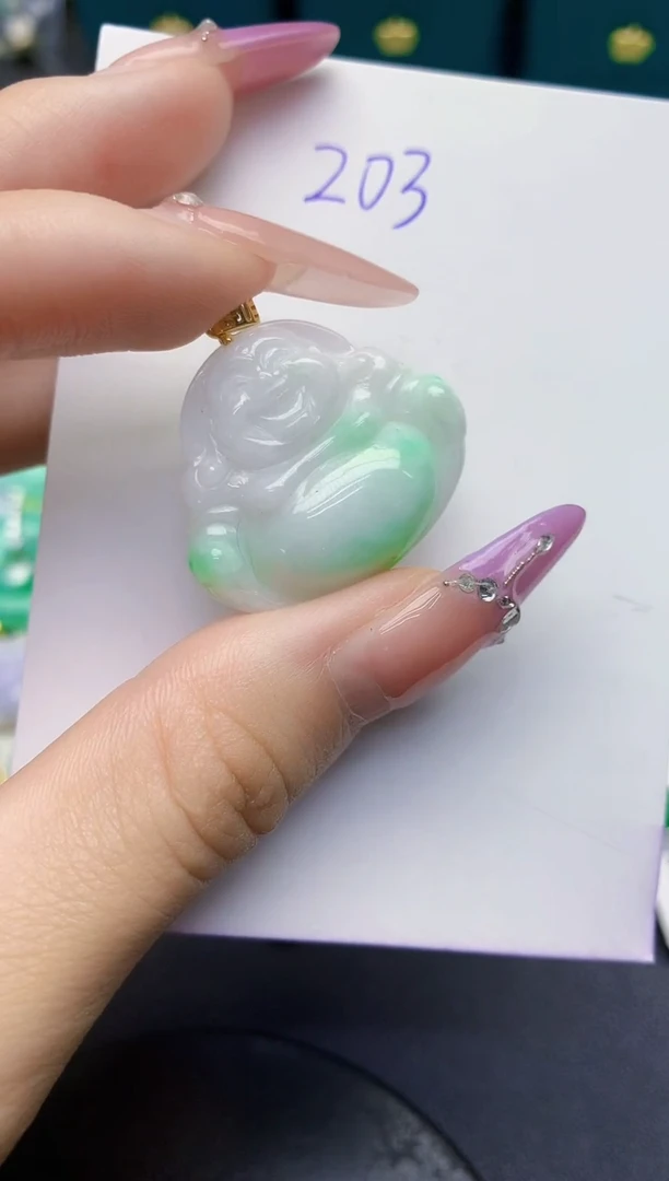 颈饰未镶嵌翡翠缅甸天然翡翠A货