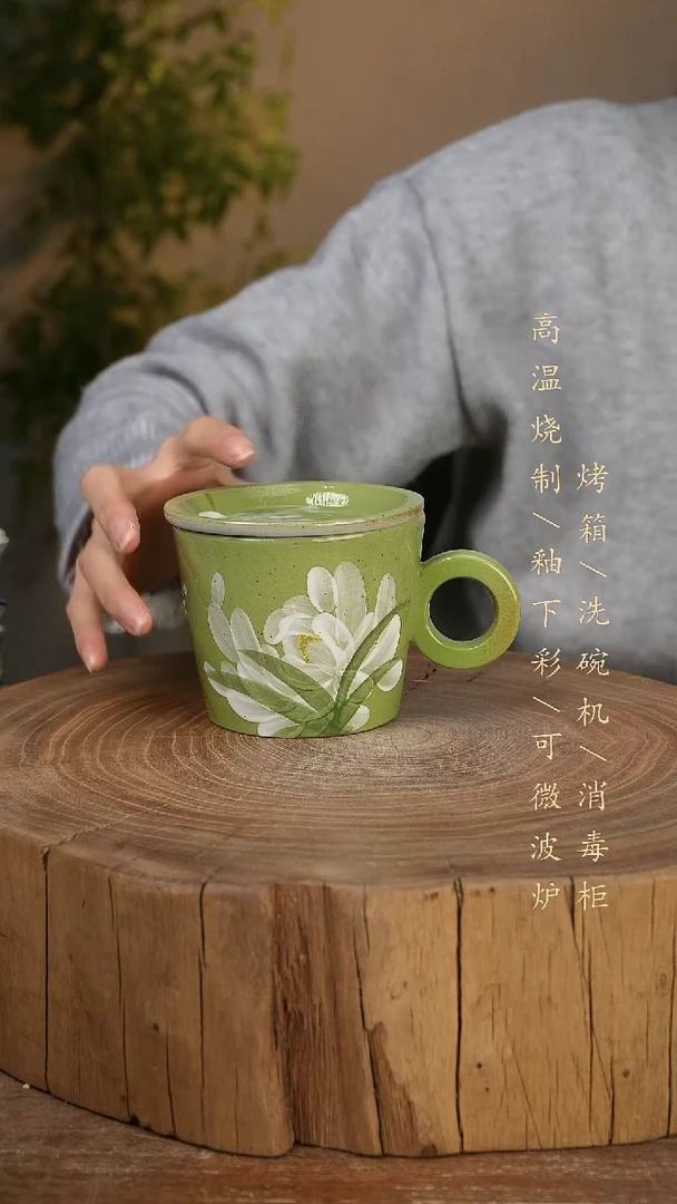 碗瓷景德镇手工手绘高温瓷釉下彩