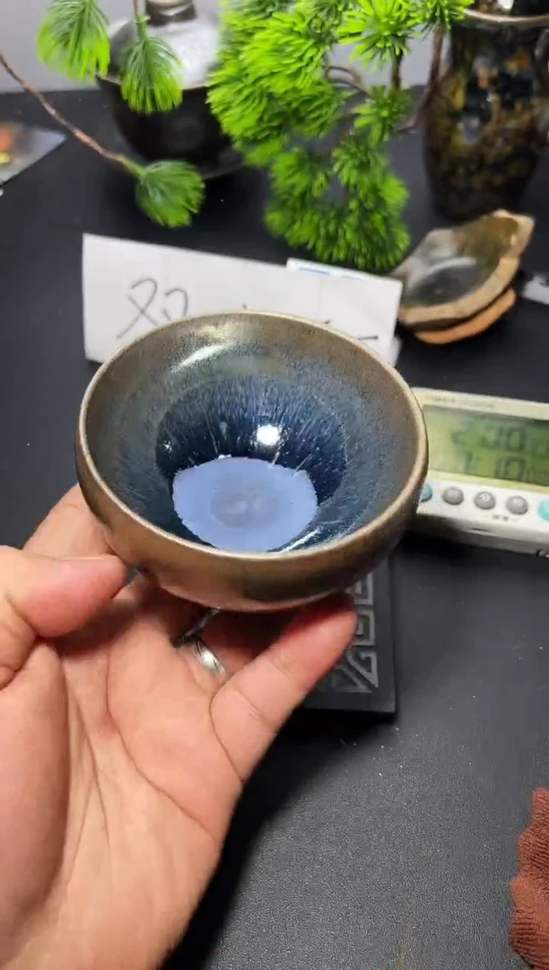 茶盏296 叶紫建盏