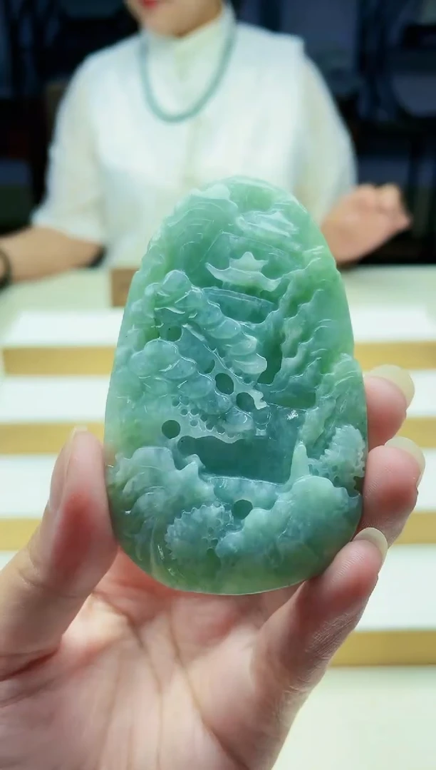 未镶嵌定制翡翠毛货09230068