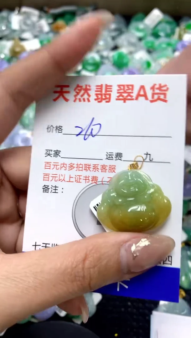 【闪购商品】翡翠颈饰18K金镶嵌11111111111111111