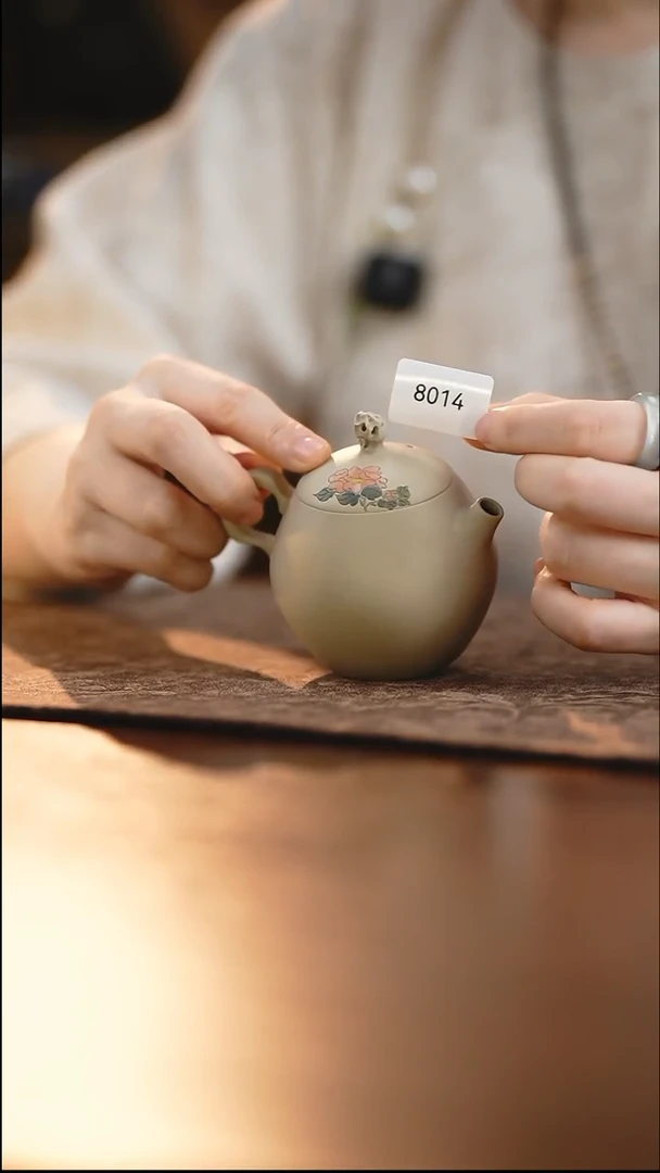 雲梦茶器紫陶茶壶8014
