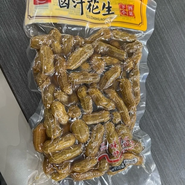 卤汁五香大颗粒水煮卤味花生解馋下酒休闲零食