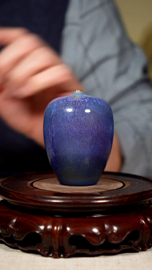 摆件瓷钧瓷花器摆件