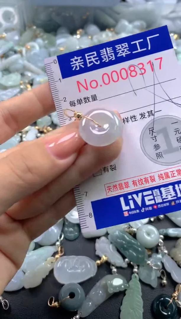 颈饰未镶嵌翡翠8317