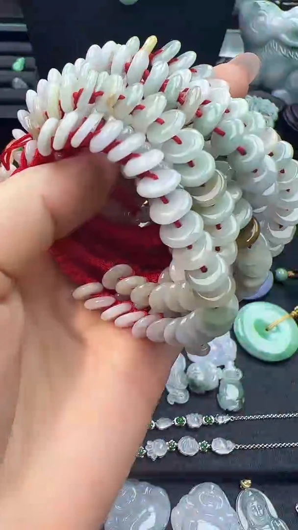 未镶嵌手串翡翠大人款平安扣多样性发其一