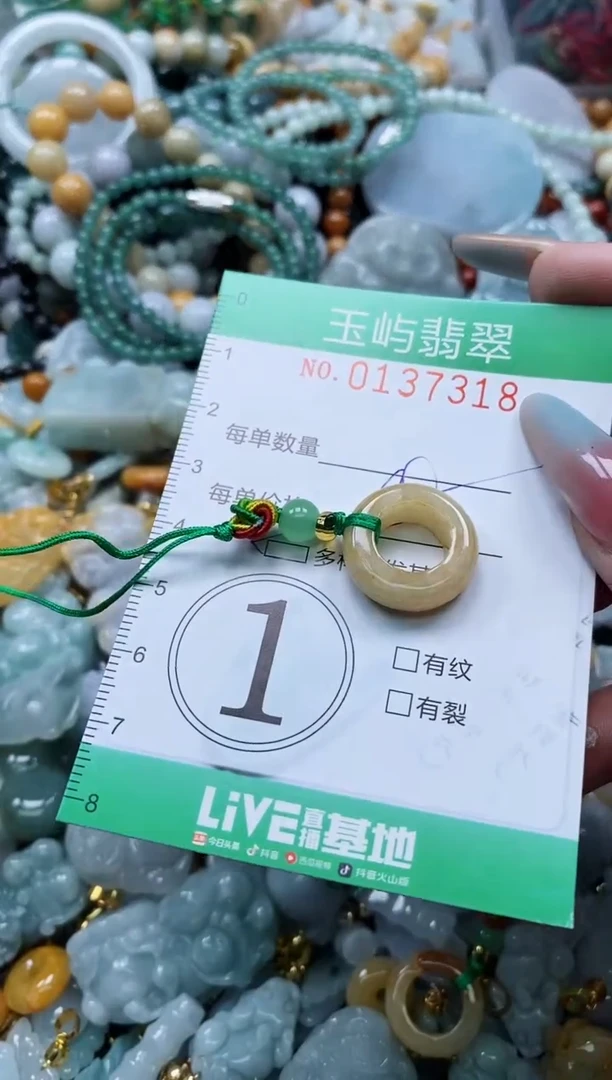 翡翠未镶嵌颈饰闪购0137318多样性发其一