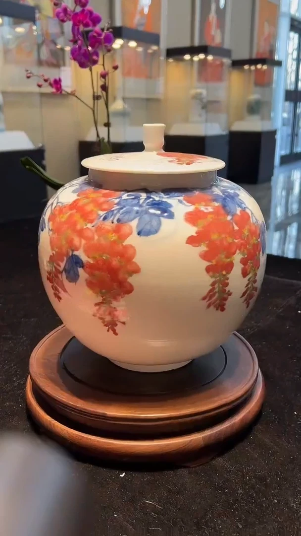 其他瓷崔景哲-瓷器-C小-紫韵祥和