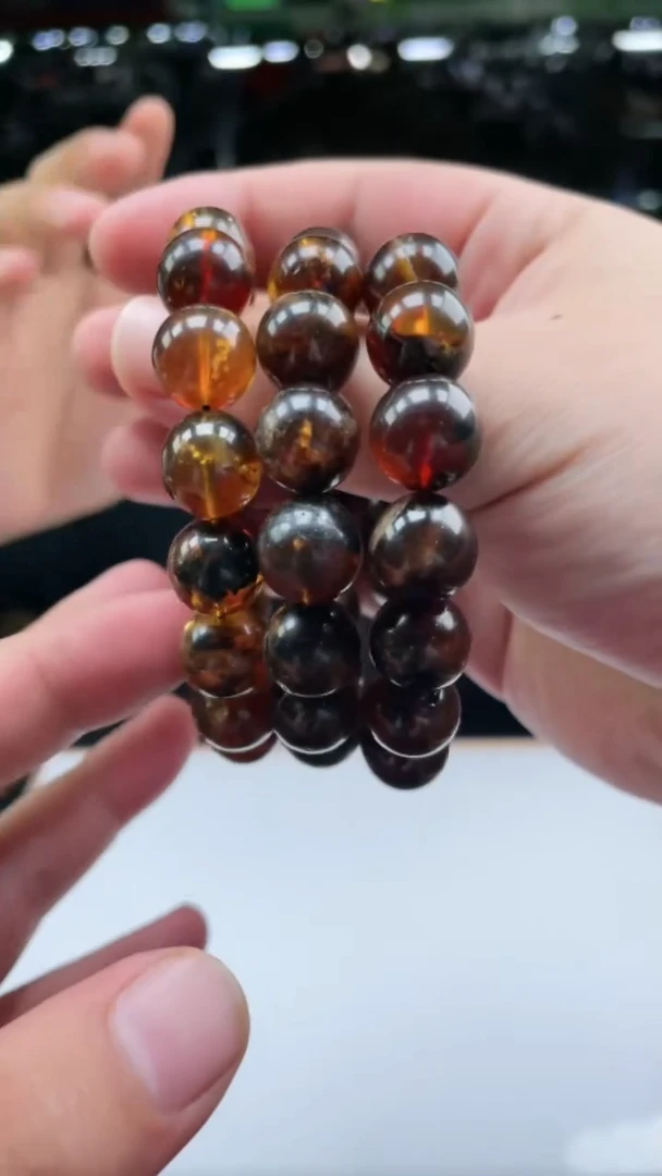 未镶嵌琥珀手串药珀-7.8-2541-2P16-多样性/发其一