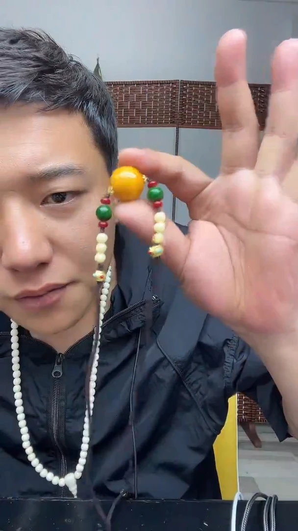 香榧木009木质木雕原创手串